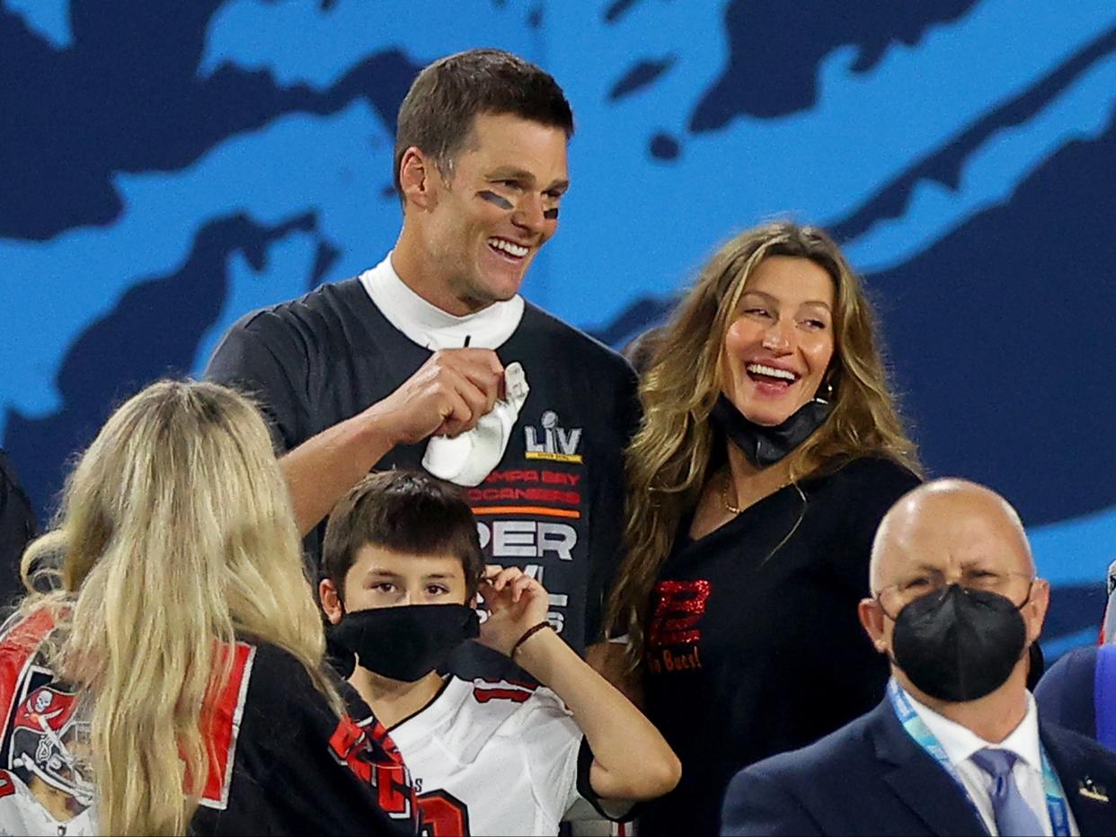 Tom Brady shares wife Gisele Bundchen’s response to recent Super Bowl win  (Getty Images)