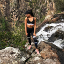 <p>Tayla shows off her toned tum while on a hike. Source: Instagram/tayla.damir </p>