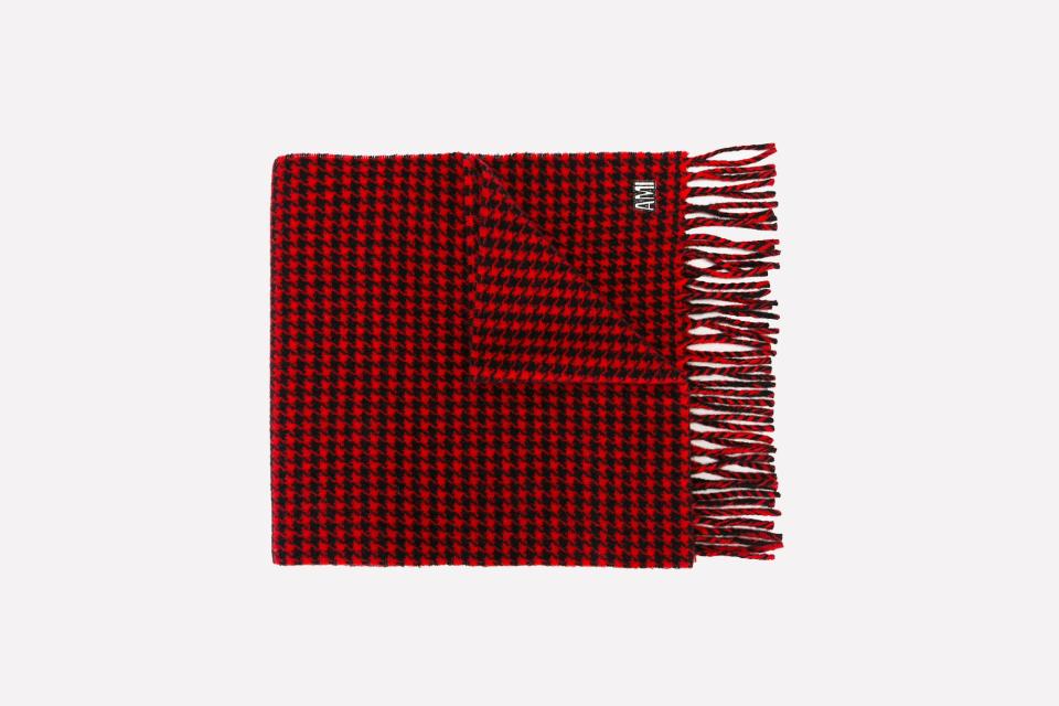 AMI houndstooth scarf