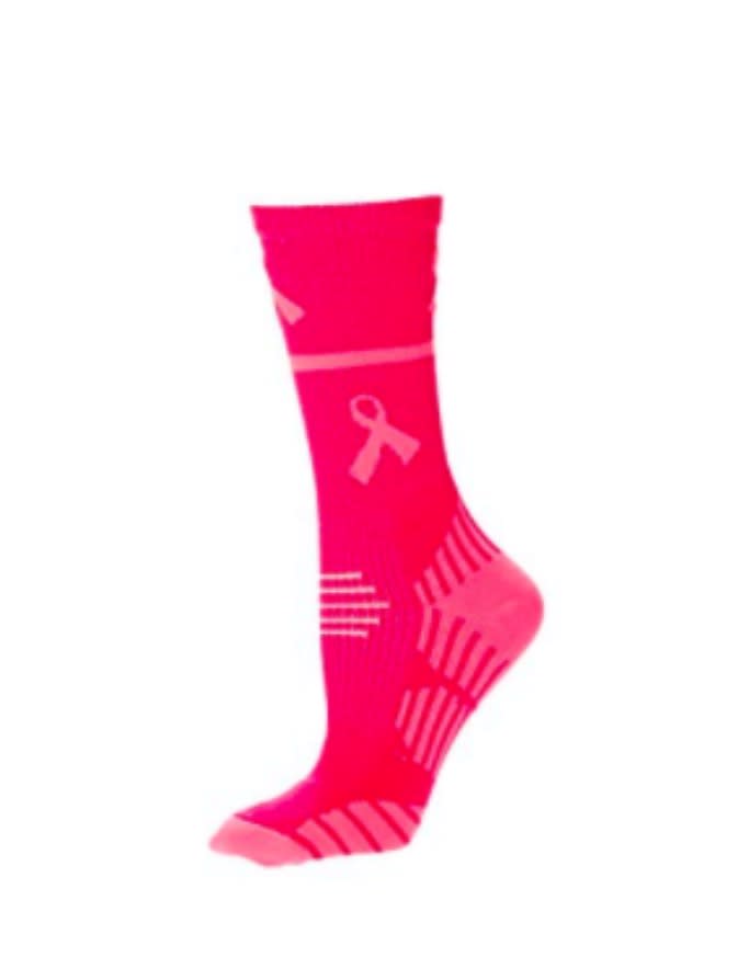 CSI Performance Breast Cancer Awareness Crew Socks