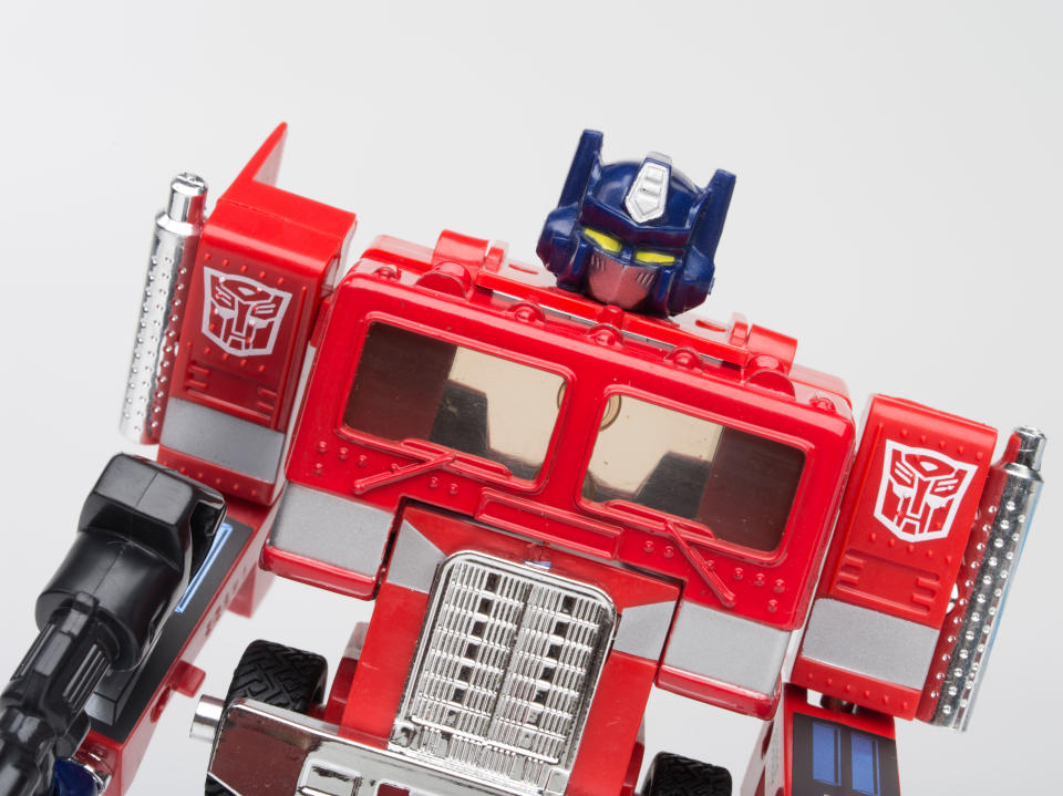 Optimus Prime Transformers Toy by Takara / Takara Tomy / Hasbro First Generation ( 1984 ) Robot action figure Autobot