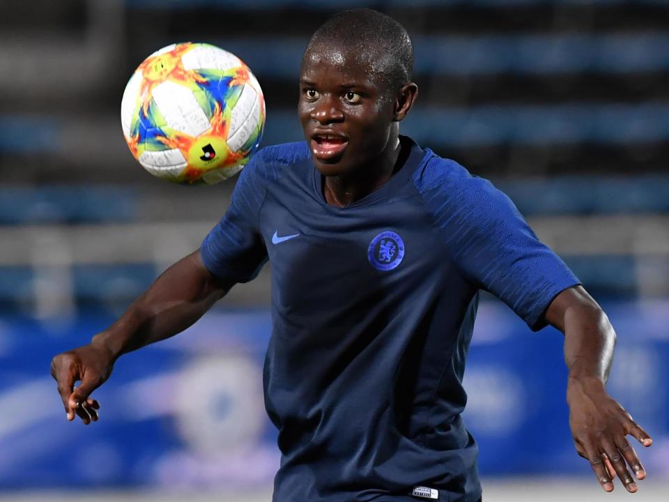 Chelsea manager Frank Lampard has said that he hopes N’Golo Kante will be fit “very soon” after the midfielder was sent home from the club’s pre-season tour of Japan for medical treatment.The Frenchman has been struggling with a knee injury he picked up on the eve of Chelsea’s 4-1 Europa League final win over Arsenal in May, and is unlikely to start against Manchester United on the first day of the season. Kante is yet to feature for Chelsea since Lampard took charge, with the manager deciding to send the France international home before Chelsea beat Barcelona 2-1 in the Rakuten Cup friendly clash in Saitama.“He is okay,” Lampard said in his post-match press conference. “It was a decision that I made because I felt that him being here, with the facilities and the moving and travel that we have been doing, it probably wasn’t the most beneficial for him.“He went back, has had a few days at Cobham (Chelsea’s training base), working well, progressing, so hopefully by the time that we get back at the end of the week I will sit down with the doctor and hopefully know that he will be back with us very soon.”Goals from Tammy Abraham and Ross Barkley were enough to seal victory for Chelsea against a Barcelona side where Antoine Griezmann and Frenkie De Jong were making their first appearances. Ivan Rakitic managed to score a sumptuous consolation strike in the closing stages.With a number of players looking to impress the new manager this pre-season, after returning from various loan spells, Lampard insists he isn’t looking too much into their performances so soon before the season starts.“I won’t get carried away with anything about this performance,” he said“Tammy’s a goalscorer and he’s hungry for goals. Now it’s his time to prove it for Chelsea. To get his goal will put him in good stead. There’s competition.“Mason’s had a great trip and he’s announced himself into the first-team squad.”