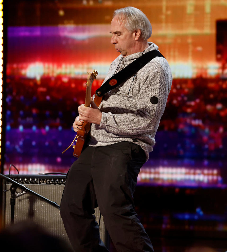 John Wines performs on America's Got Talent