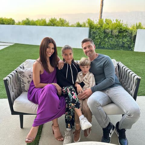 <p>Eric Winter Instagram</p> Eric Winter and Roselyn Sánchez with their kids, Sebella and Dylan.