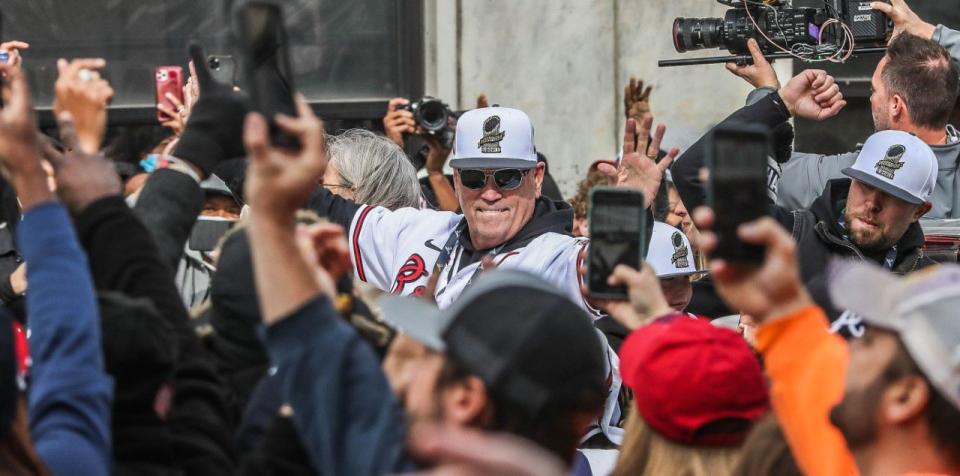 Here are some more photos from the Atlanta Braves parade.