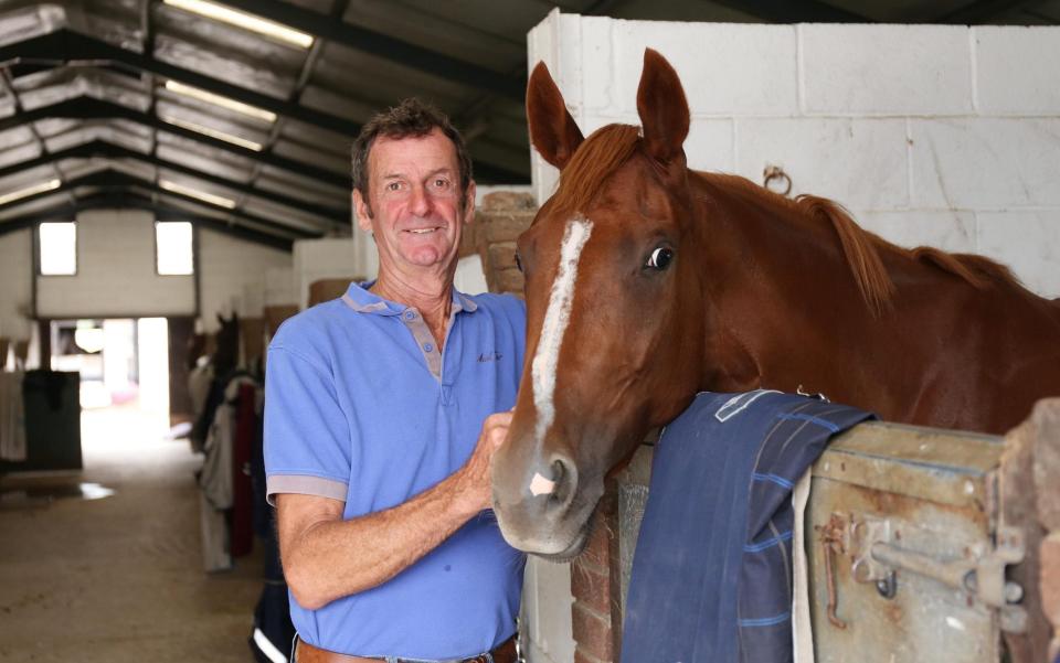 Sir Mark Todd has swapped riding in eventing for training horses in flat racing - TMG John Lawrence