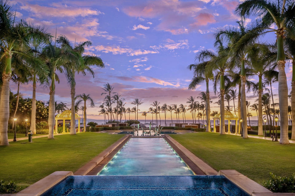 Grand Wailea - Waldorf Astoria Resort - Ocean View - Palm Trees - Maui