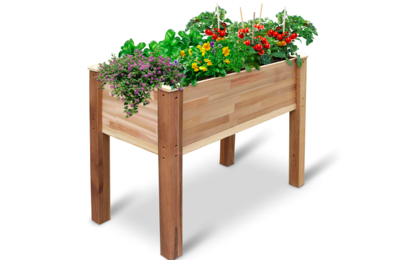 This raised garden bed is gorgeous. (Photo: Amazon)