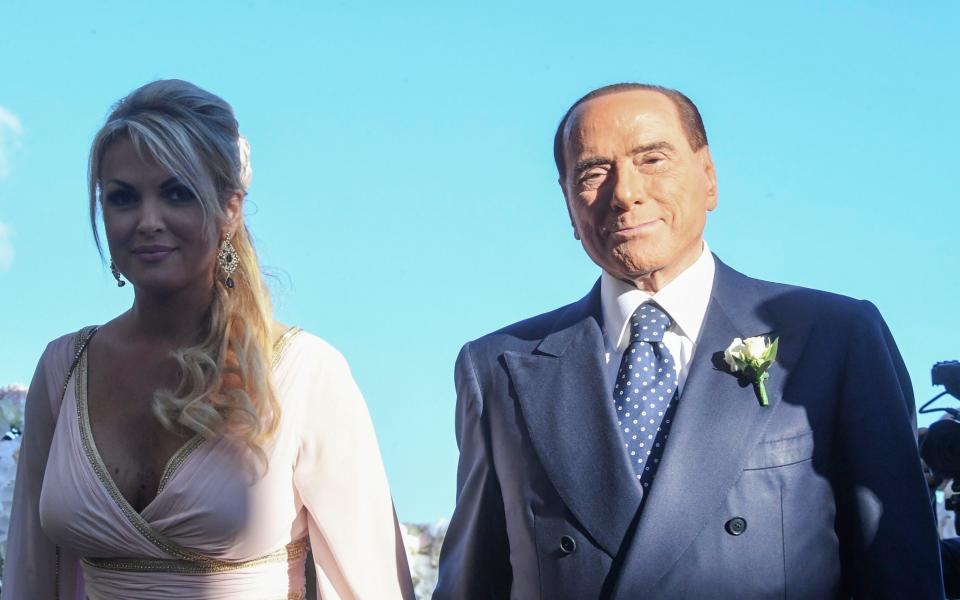 Silvio Berlusconi and Francesca Pascale in 2013 - Salvatore Laporta/KONTROLAB /LightRocket via Getty Images