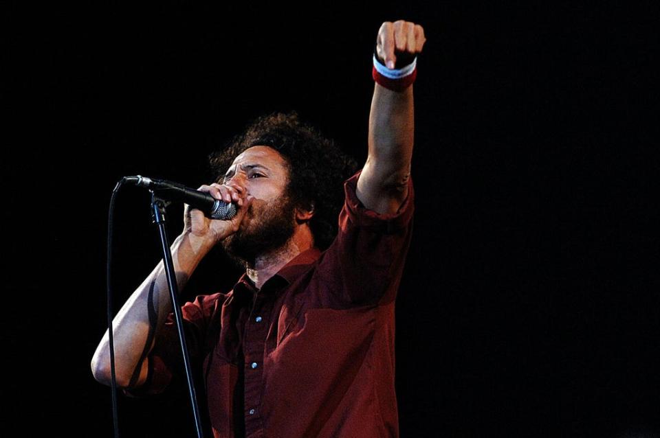 Zack de la Rocha of Rage Against the Machine (Richard Scott/PA) (PA Archive)