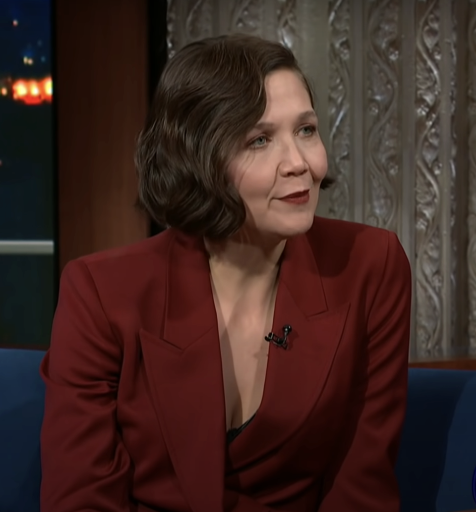 Closeup of Maggie Gyllenhaal