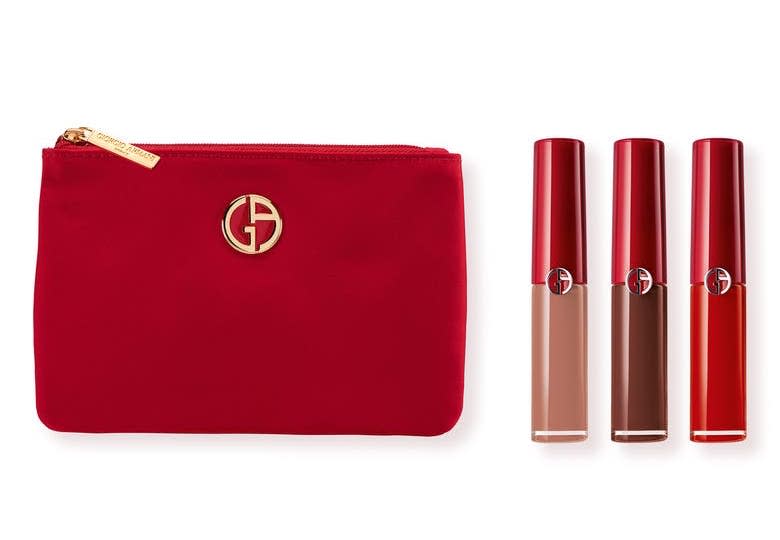 Giorgio Armani Lip Maestro Mini Lipstick Set. Image via Nordstrom.