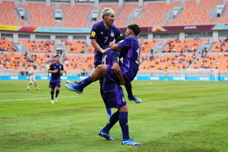 La selección argentina acumula dos victorias y una derrota en el Mundial Sub 17