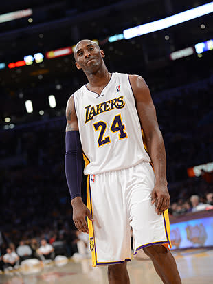 Basketball Los Angeles Lakers 6 Kobe Bryant Away Jersey (Fans Wear