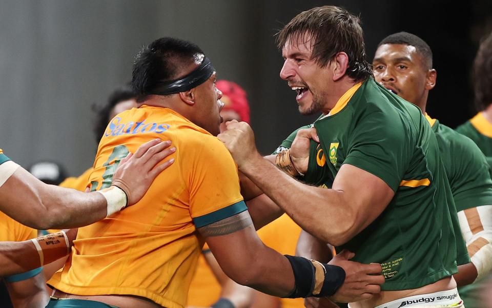 Eben Etzebeth was never too far from the action - GETTY IMAGES