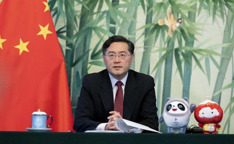 中國駐美大使表示，美國想打台灣牌遏止中國，他呼籲中美雙方應該一起阻止台獨。（翻攝自中國駐美大使館官網）