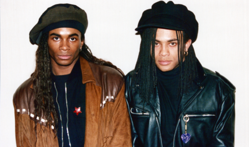 Fab Morvan, originally from France, and Rob Pilatus, from Germany, bonded over their shared experiences and love of entertainment on the Eighties German party scene before achieving fame as Milli Vanilli (Ingrid Segeith/Paramount+)