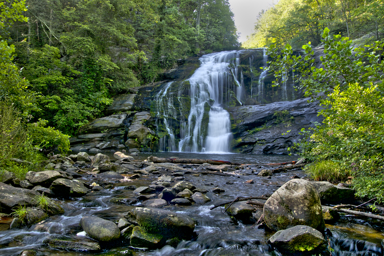 Bald River Falls in Cherokee National Forest