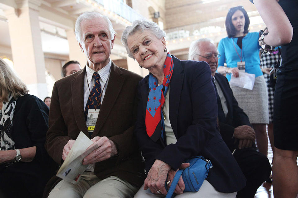 Angela Lansbury and brother Edgar Lansbury