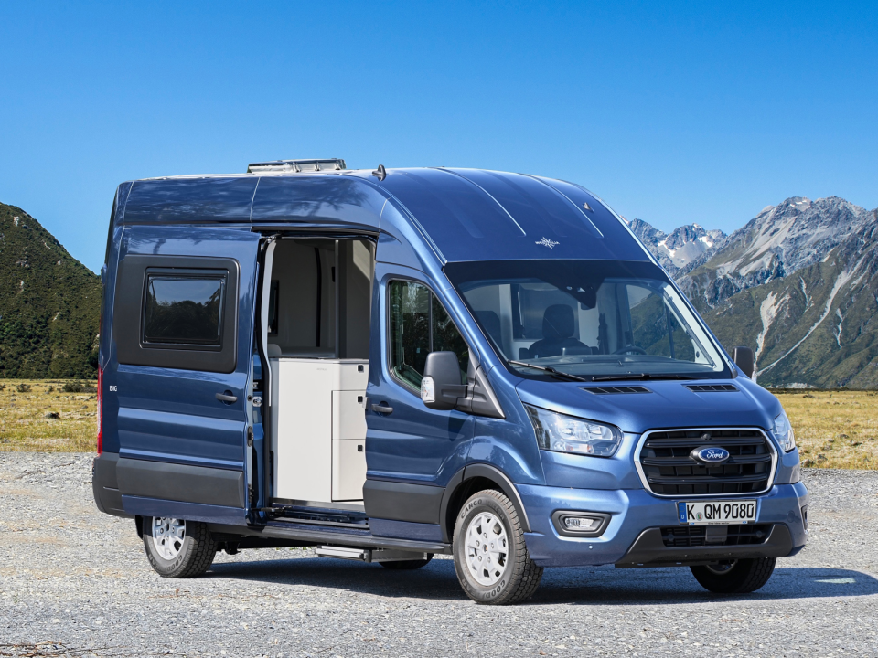 Ford’s latest campervan, the Big Nugget.