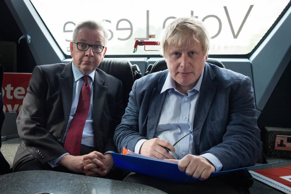 The constituencies of Brexiteers Michael Gove and Boris Johnson have changed their minds, research says (Picture: PA)