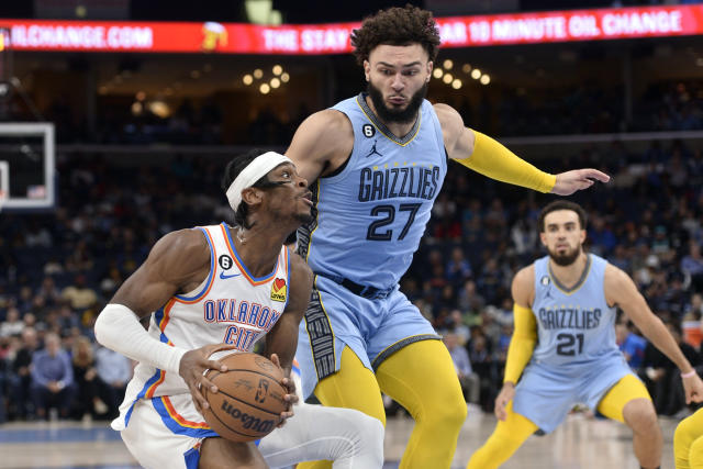 Mann's triple-double leads Thunder past Grizzlies in finale