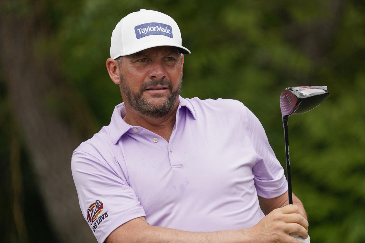 Michael Block, seen here at last week's Charles Schwab Challenge, which offered him a sponsor's exemption. (Raymond Carlin III/Reuters)