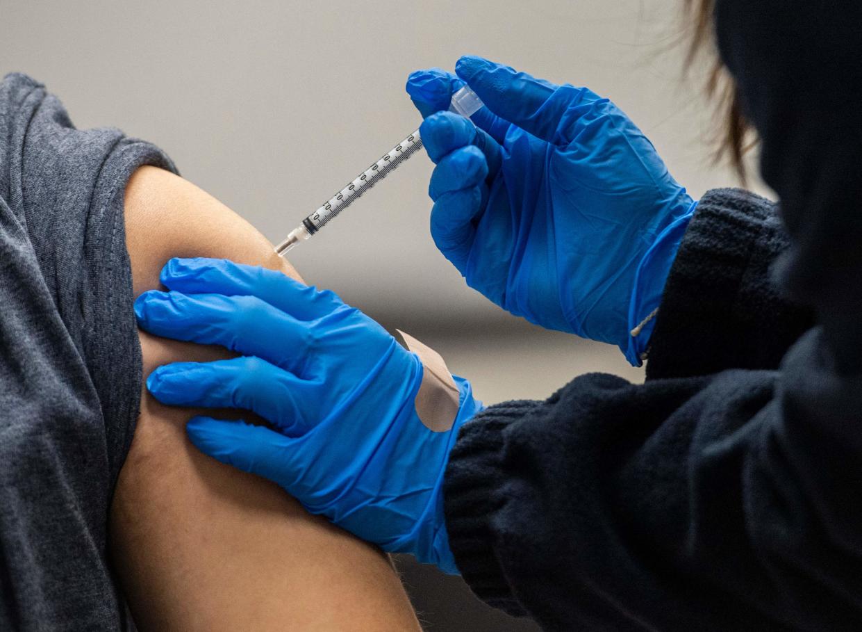 A recent PHE study looked at vaccines effectiveness against the Delta variant in the UK (AFP via Getty Images)