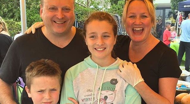 The family are looking forward to a bright cancer-free future. Photo: ABC