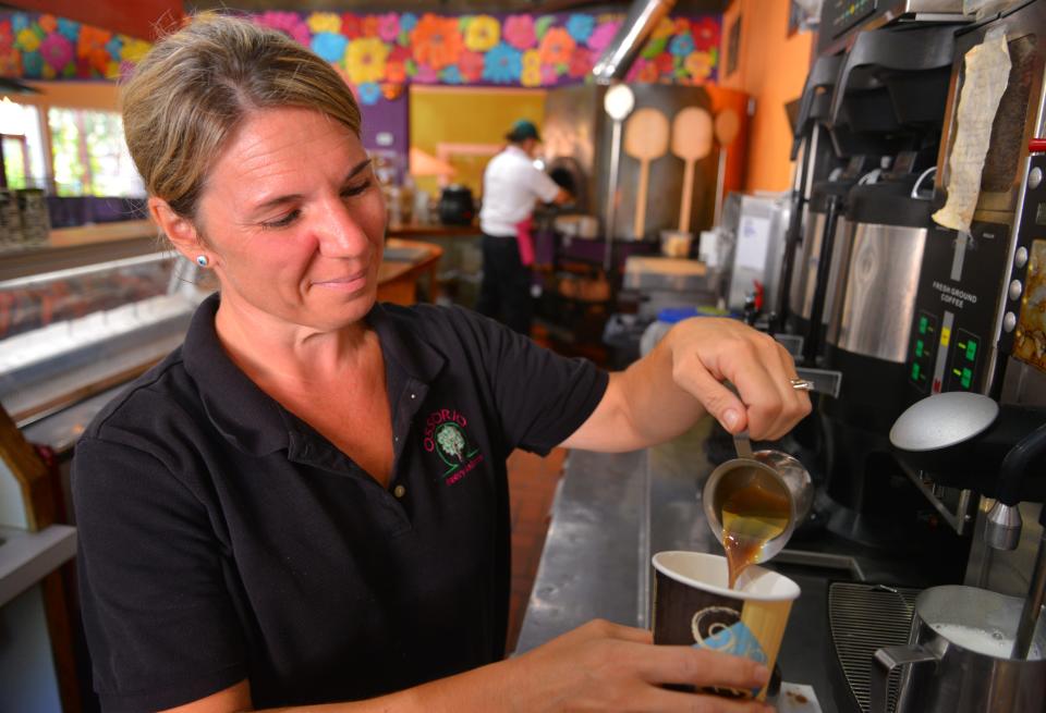 Emma Kirkpatrick, managing partner at Ossorio Bakery & Cafe in Cocoa Village, has 20 days of surprises for customers while celebrating the cafe's 20th birthday.