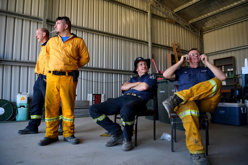 Bushfires in Shannons Flat, Australia