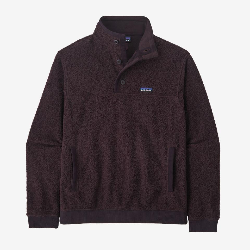 <p><a href="https://go.redirectingat.com?id=74968X1596630&url=https%3A%2F%2Fwww.patagonia.com%2Fproduct%2Fmens-shearling-button-fleece-pullover%2F26140.html&sref=https%3A%2F%2F" rel="nofollow noopener" target="_blank" data-ylk="slk:Shop Now;elm:context_link;itc:0;sec:content-canvas" class="link ">Shop Now</a></p><p>Button Fleece Pullover</p><p>patagonia.com</p><p>$94.99</p>