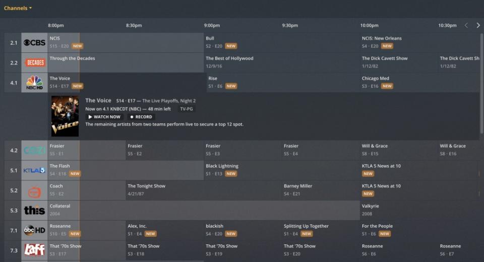 Plex has offered DVR features and live TV viewing in its app for a few years,