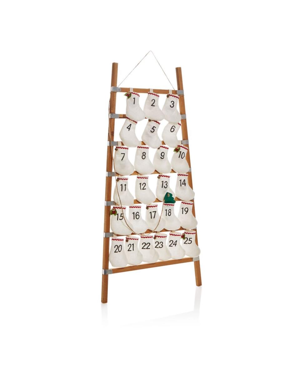 5) Stocking Advent Calendar Ladder