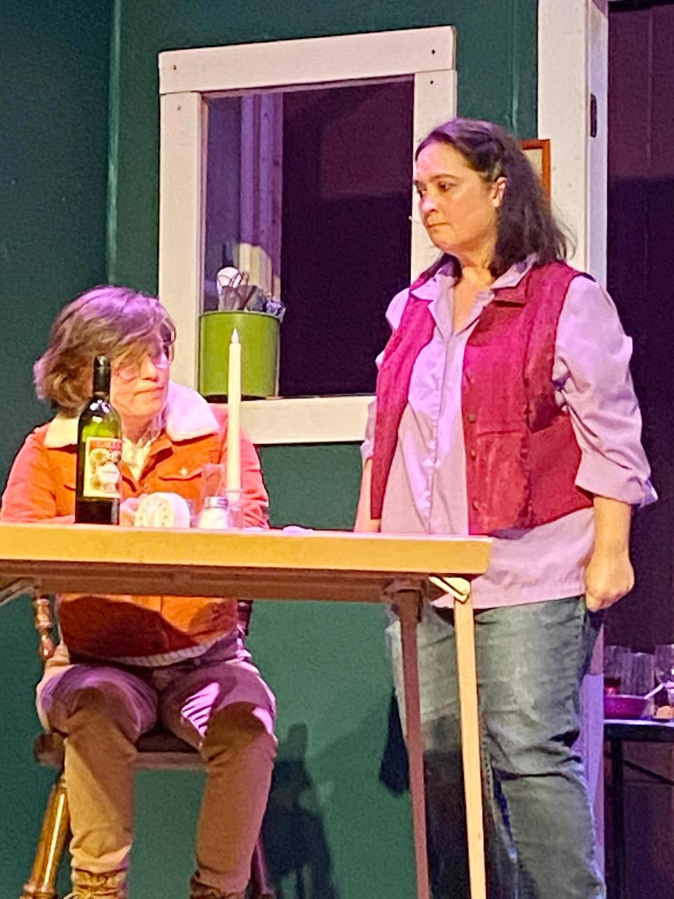 Madison McWilliams is Sheriff Buster and Melissa Crow is Annie Wilkes in a collaborative production of Stephen King's "Misery" by Actors Community Playhouse of Anniston and Theatre of Gadsden. There will be performances June 2 and 3 at the Ritz Theatre in Alabama City.
