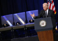 <p>U.S. Vice President Joe Biden speaks during a memorial service for three slain Baton Rouge police officers at Healing Place Church in Baton Rouge, Louisiana, U.S. July 28, 2016. (Photo: Jonathan Bachman/REUTERS)</p>