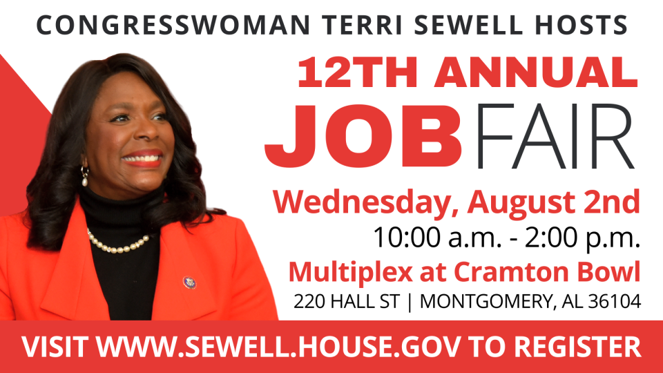 Rep. Terri Sewell is having her 12th annual job fair.