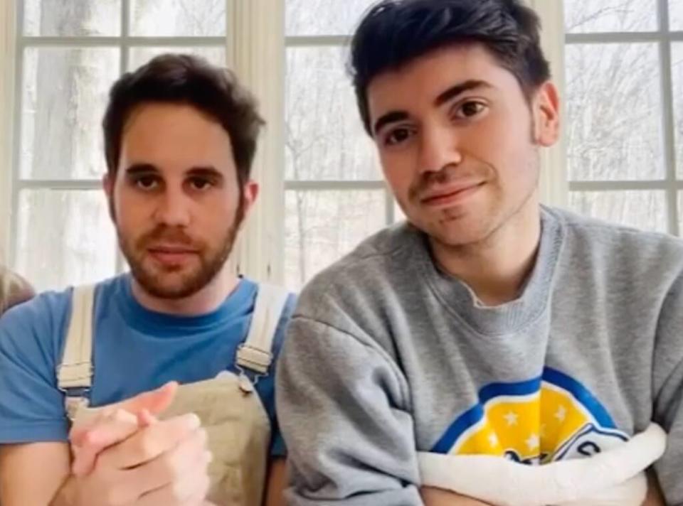 Ben Platt and Noah Galvin, Instagram