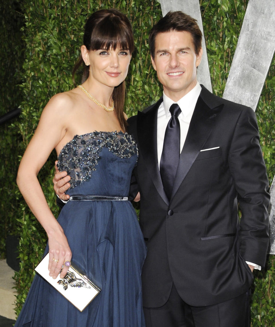 Ob am Ende vielleicht doch alles zu schnell ging? Tom Cruise machte Katie Holmes im Juni 2005 nach nur zwei Monaten einen Antrag, kurze Zeit später folgte die Hochzeit. Nachdem Töchterchen Suri im April 2006 das Licht der Welt erblickte, schien alles perfekt. Doch dann trennte sich Holmes im Juni 2012 von dem Actionstar. (Bild-Copyright: Evan Agostini/AP Photo)