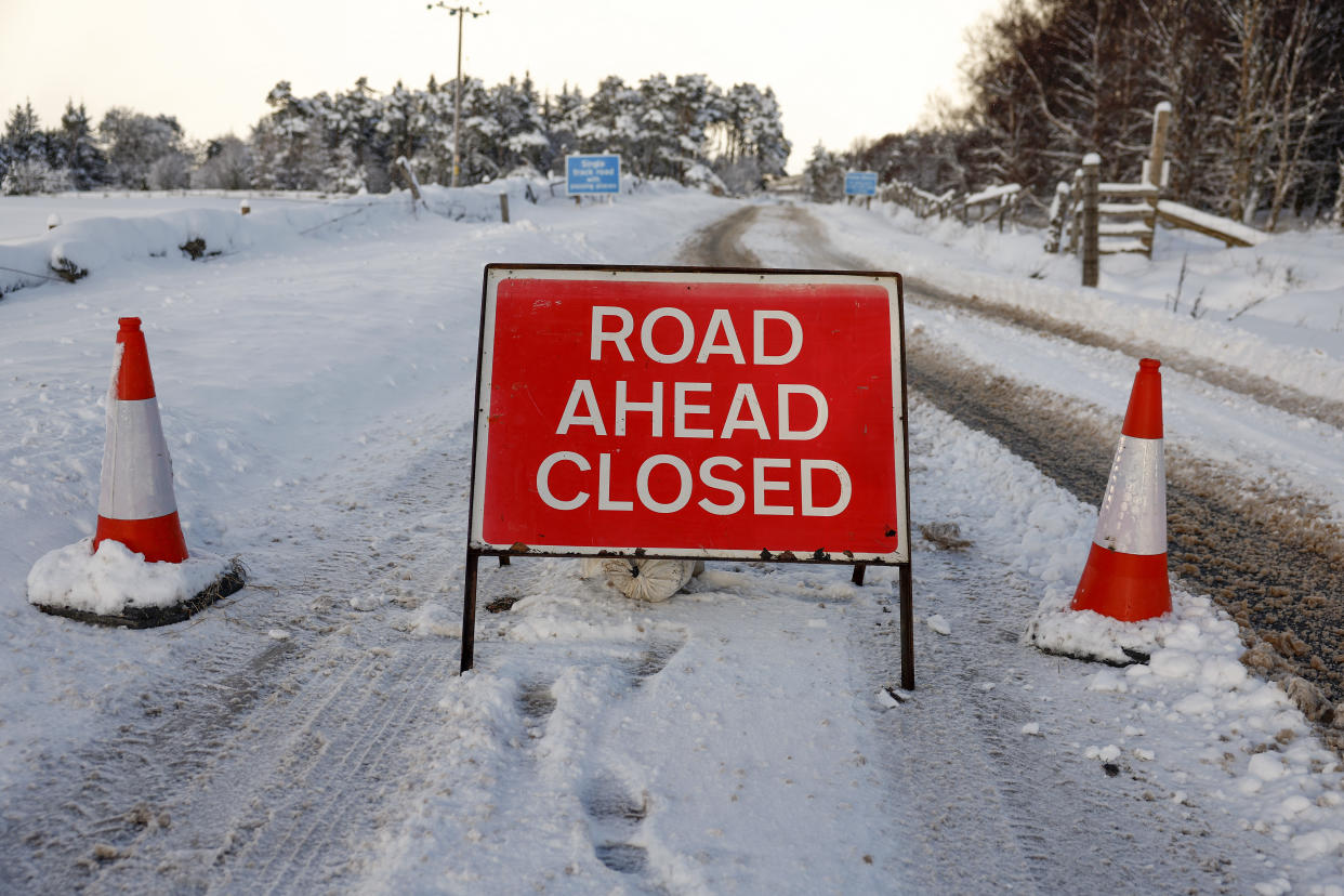 Snow can cause heavy disruption up and down the UK. (PA)