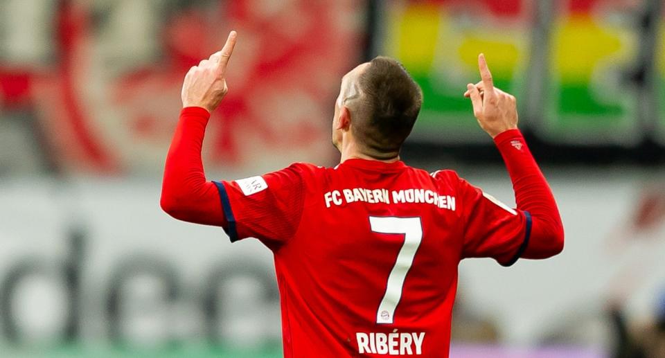 Franck Ribery vom FC Bayern München hatte eine ganz besondere Mahlzeit. (Bild: Getty Images)