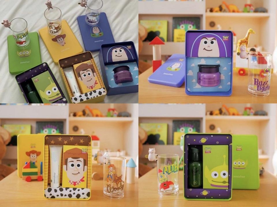 Innisfree X Toy Story 聯名的鐵盒保養