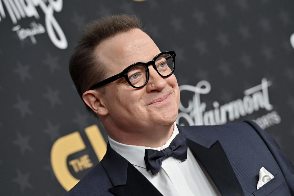 Brendan Fraser en 28th Annual Critics Choice Awards en Fairmont Century Plaza 2023 en Los Angeles, California. (Photo by Axelle/Bauer-Griffin/FilmMagic)