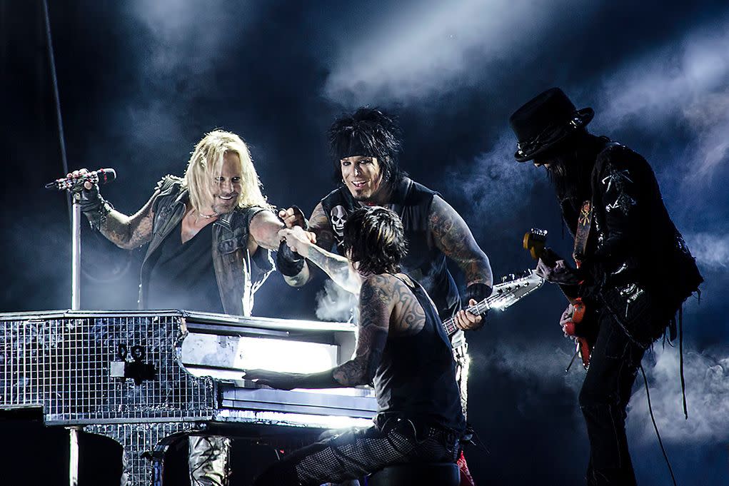 Mötley Crüe playing at Sweden rock festival 2012.