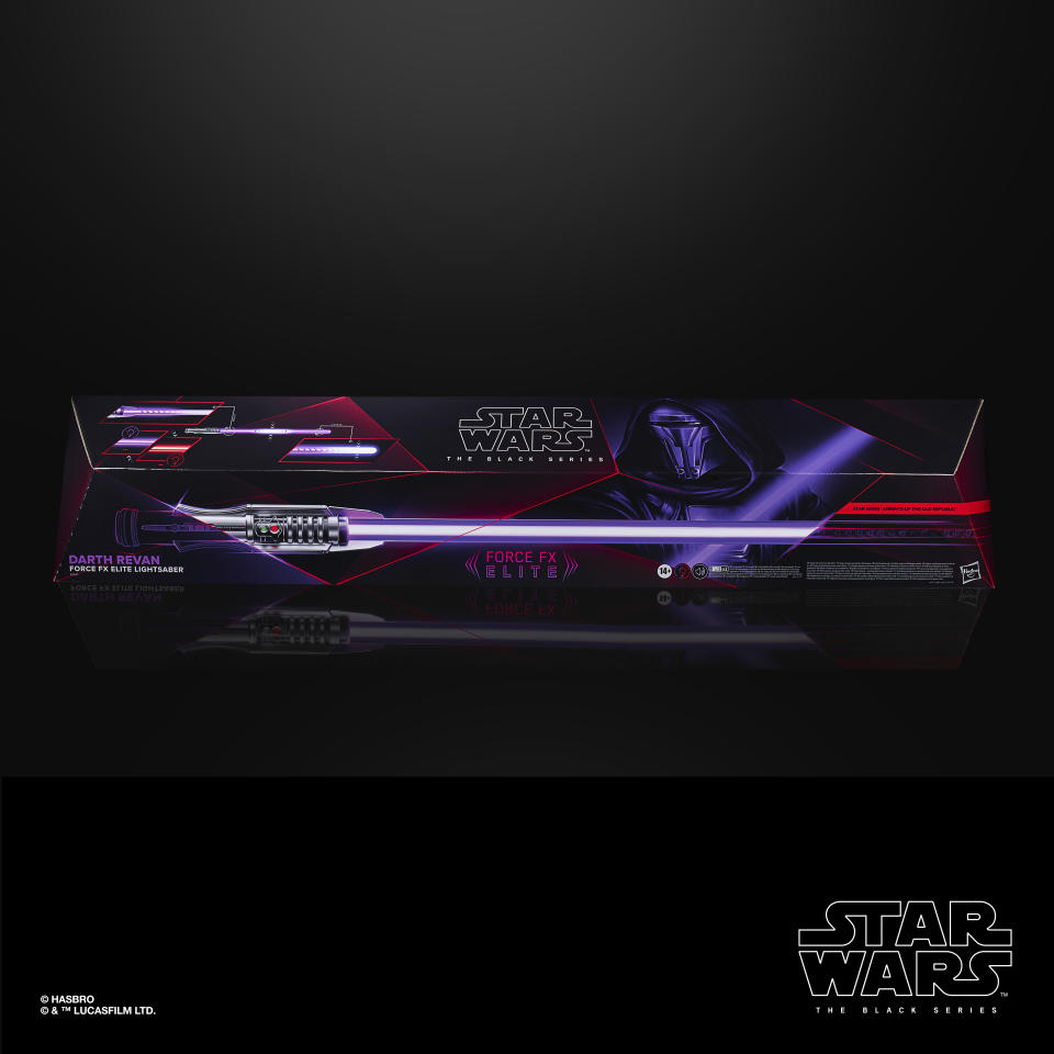 The Black Series Force FX Elite Darth Revan Lightsaber (Photo: Hasbro)