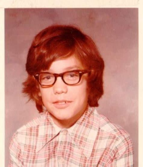 Steve Kissing in 1975 in fifth grade, the year "the devil&rsquo;s<br />visits&rdquo; began. (Photo: Courtesy of Steve Kissing)