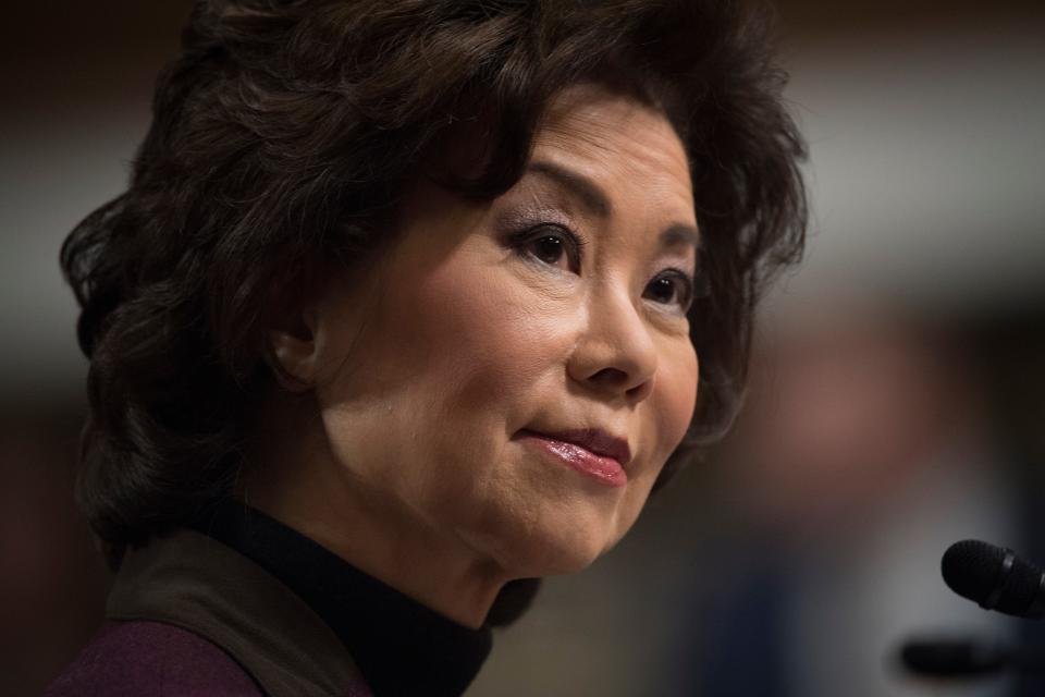 Transportation Secretary Elaine Chao.