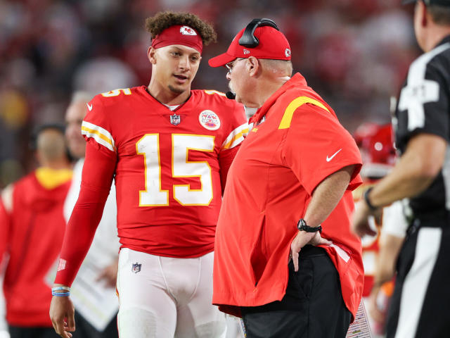 Andy Reid shares his pick for Patrick Mahomes' greatest play