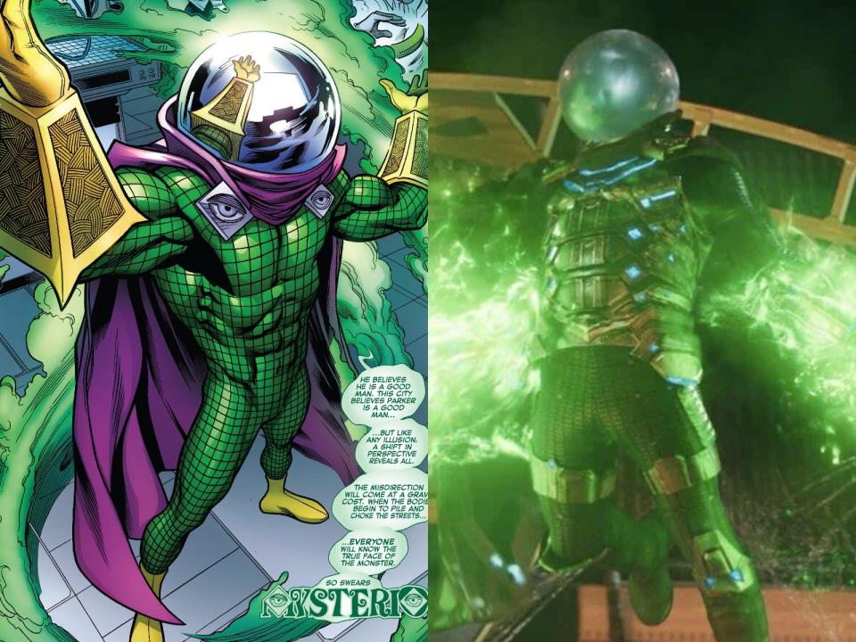 mysterio comics mcu