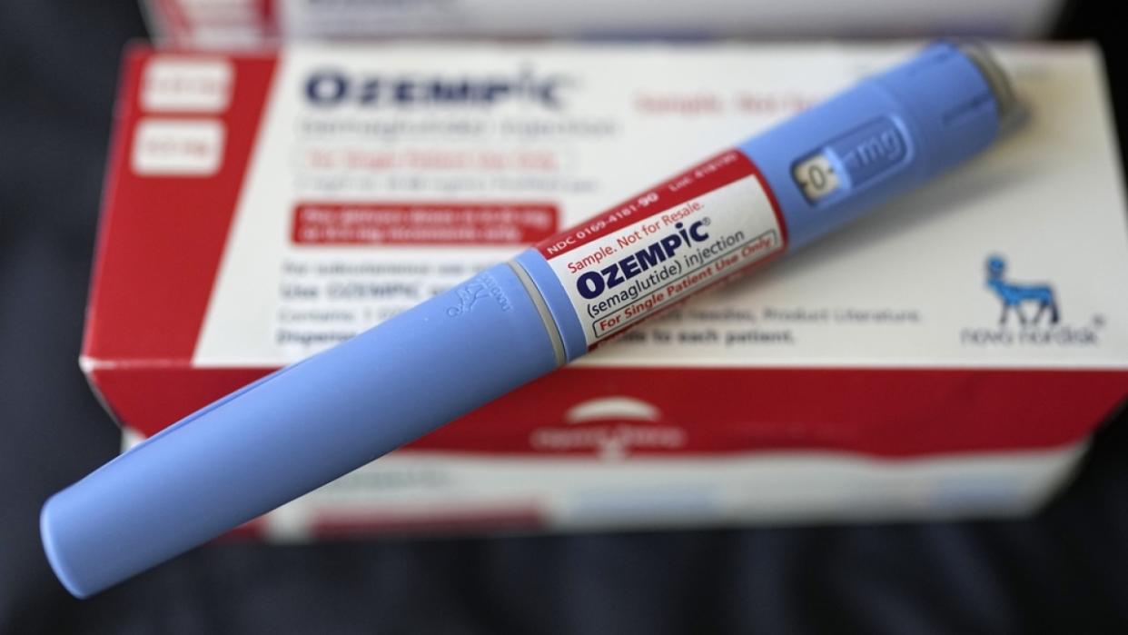 The injectable drug Ozempic on its packaging.